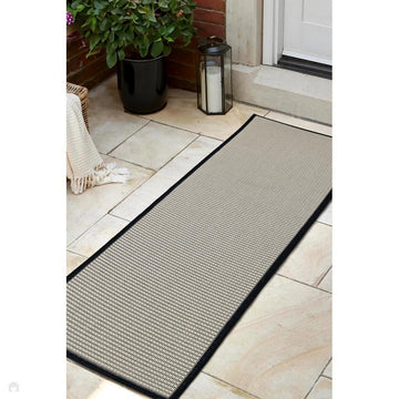 County Border Mono In-Outdoor Flatweave Runner-Melrose-Rug Love - The Most Loved Rug Store